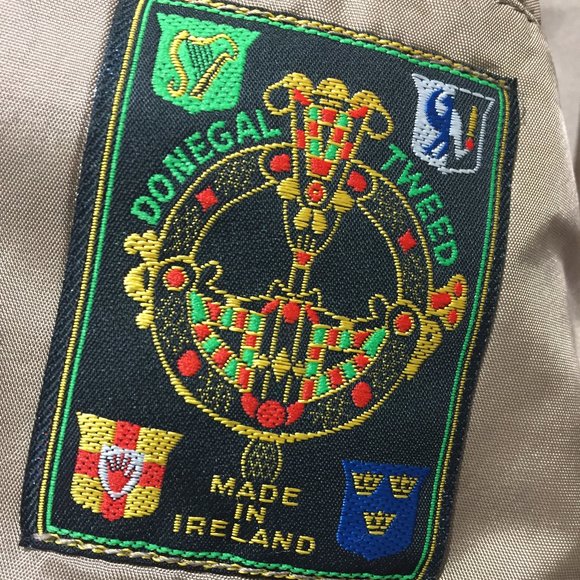 VINTAGE WOOL DONEGAL TWEED JACKETS SIZE L - Picture 10 of 10